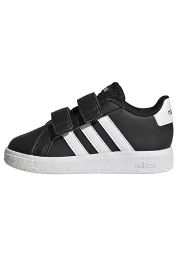 adidas Sportswear GRAND COURT LIFESTYLE HOOK AND LOOP Sneaker für Kinder - Babyschuhe mit Klettverschluss, inspiriert vom legendären adidas Superstar, ideal für kleine Füße und sportliche Abenteuer.