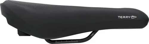 TERRY Sattel FISIO Gel Standard Men - Fahrradsattel für Herren mit Gelpolsterung, ideal für Sitzknochenabstände von 9 bis 12 cm, sorgt für hohen Komfort auf langen Fahrten.