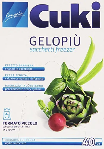 Cuki – gelopiu 'Taschen Freezer, 17 x 22 cm – 40 Stück