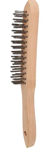 Brilliant Tools Edelstahl-Handdrahtbürste 3-reihig, 290mm