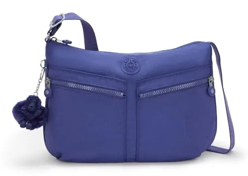 Kipling IZELLAH Mittelgroße Umhängetasche - Blau - Umhängetasche mit praktischem Hauptfach und vielseitigen Fächern, ideal für den Alltag und stilvolles Reisen.