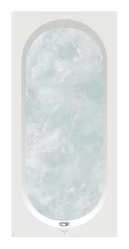 Produktbild Villeroy & Boch Oberon Rechteck-Whirlpool Combipool Comfort (CC) mit Multiplex Trio (Wasserzulauf) Technik Position 1 1700 x 700 x 475 mm