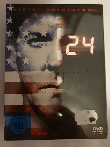 24 - Season 6 (7 DVDs) NEU/OVP - Box Set der erfolgreichen Action-Serie mit Kiefer Sutherland. Erlebe spannende Dramen und packende Krimi-Elemente in bester Qualität.