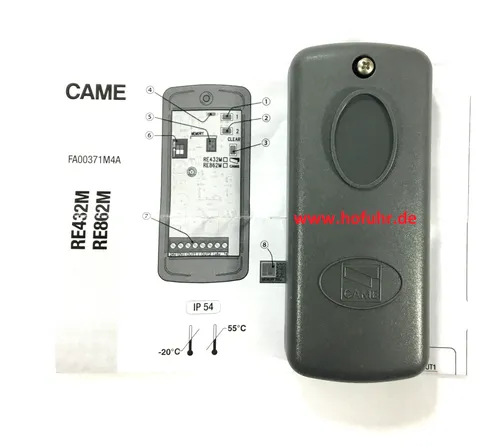 Produktbild CAME externer Funkempfänger 2-Kanal 12/24V AC/DC 868,35MHz