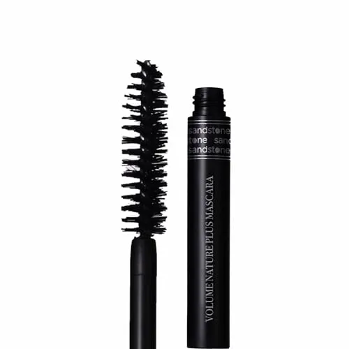 Sandstone Scandinavia Mascara Volume Nature Plus Schwarz | Wimperntusche für Natürliches Volumen und Länge | Parfümfrei & Allergikerfreundlich