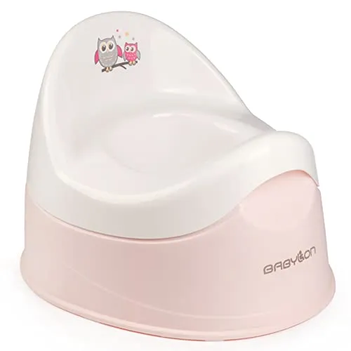 BABYLON Kinder Töpfchen Duet, Kinder Toiletten mit Herausnehmbarer Schüssel, Kinder Klo, Nachttopf für Kinder/WC Sitz Topf, Jungen/Mädchen Kindertöpfchen ab 1 Jahr, Baby Zubehör Rosa
