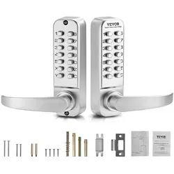 VEVOR Mechanisches Schlüsselloses Türschloss mit 14 Tasten