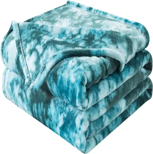 HOZY Kuscheldecke Flauschig Decke Fleecedecke in türkis von HOZY