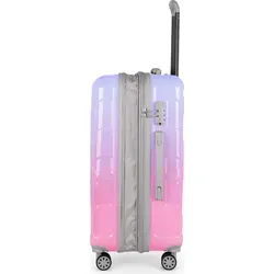 Suitline Hartschalen-Koffer M - Erweiterbarer Trolley mit TSA-Schloss - Koffer Größe M (66 x 43 x 24 cm) für Kurzurlaube, extrem robust mit 4 leichtgängigen Rollen und erweiterbarem Volumen für mehr Packmöglichkeiten.