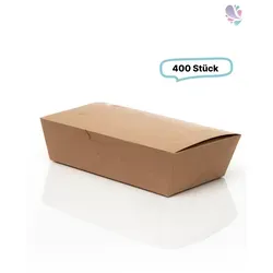 Meal-Box 1.000ml 400 Stk - Biologisch Abbaubar - Bügeleisen für umweltbewusste To-Go Lösungen, ideal für Take-away und Veranstaltungen, aus natürlichen Materialien hergestellt.