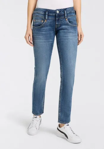 Herrlicher Slim-fit-Jeans Pitch Slim Denim Stretch mit niedriger Taille