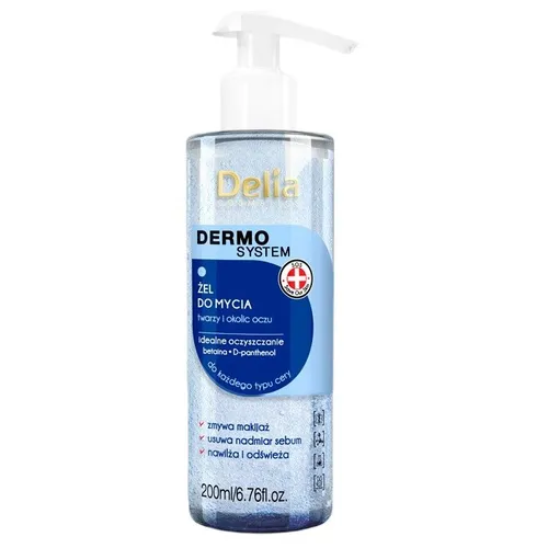 Delia Dermo System żel do mycia twarzy i oczu 200ml (P1) 5906750894713