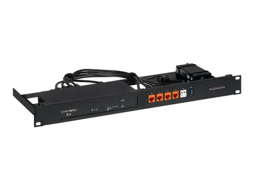 Rackmount.IT RM-SW-T14 Montagesatz für Netzwerkgeräte – 1U, Jet Black, 48.3 cm (19