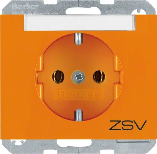 Steckdosen Orange von Berker
