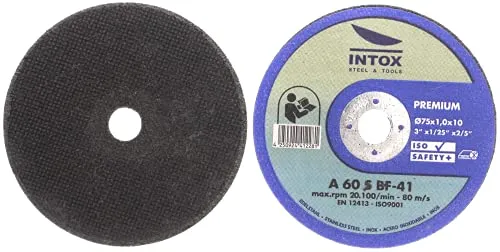 NTOX 75mm x 1,0mm Trennscheiben – 50er Pack für Metall, Stahl & Edelstahl | Dünne Akku Flexscheiben, Premium INOX Scheiben für Akku-Winkelschleifer