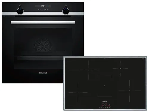 Siemens EQ524IA03Z Set Backofen HB517GBS0 + Induktionskochfeld EH845BFB5E