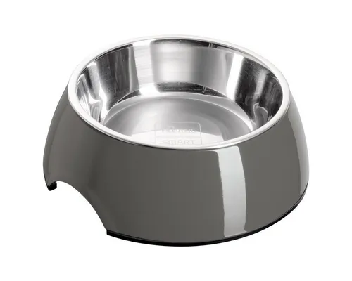 Hunter Tierbedarf Futternapf Melamin-Napf grau