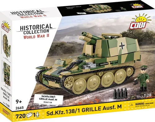 Cobi 2665 Sd.Kfz. 138/1 Grille Ausf. M Bausatz von COBI