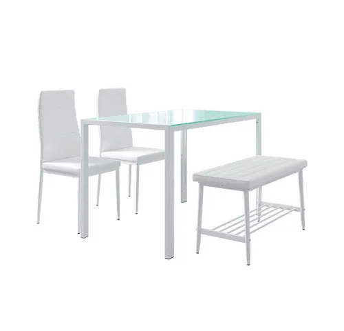 Vicco Essgruppe Grand, Weiß, 4-teiliges Set von Vicco