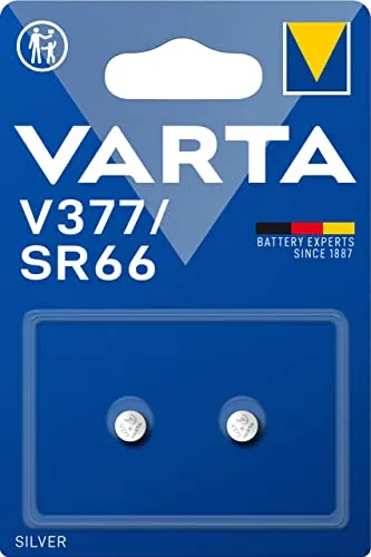 VARTA Knopfzellen V377/SR66, 2 Stück von VARTA