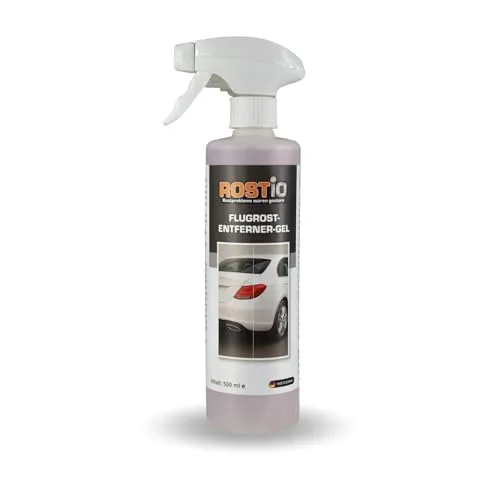Rostio Flugrostentferner Gel Rostentferner | Flugrost entfernen | Auto Rost Lack mit Farb-Indikator | Rost Reiniger