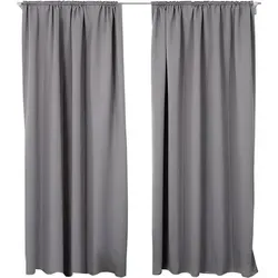 Vorhänge & Gardinen Silber von WOLTU