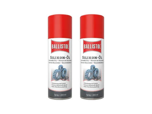 BALLISTOL Silikon-Öl Spray, 200 ml, 2 Stück von Ballistol