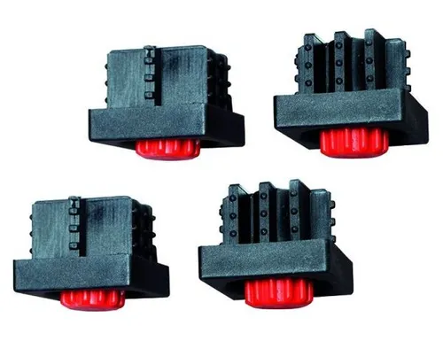 Siena Garden universal Fußkappen 4er-Set, schwarz Zubehör Tische Stühle