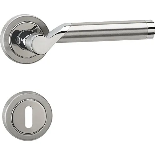 MARCHESI 1900 Drückergarnitur Odin BB - Hochwertige Türsicherung - Türsicherungen mit fest drehbarem Design und Rückholfeder-Mechanismus für optimale Sicherheit und einfache Handhabung. Ideal für moderne Wohnräume.