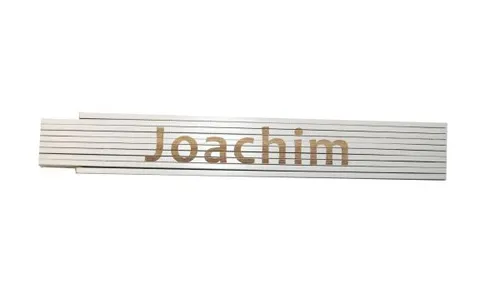 Zollstock Joachim 2 m weiß Zollstock