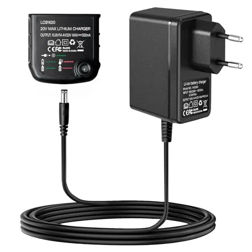 Ladegerät für Black & Decker 18V/20V Lithium-Akku