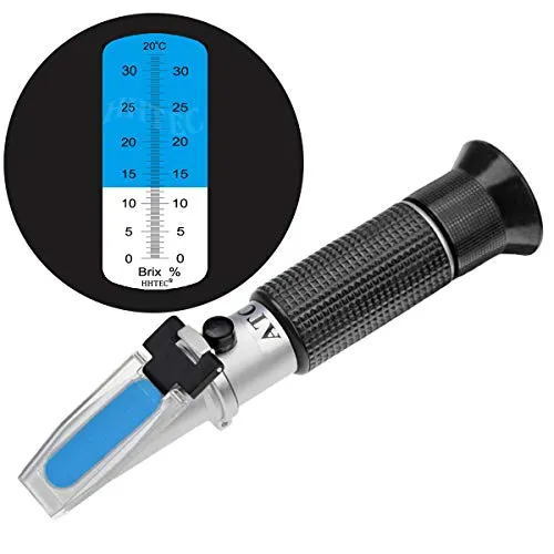 HHTEC Refraktometer Brix Zucker 0-32%