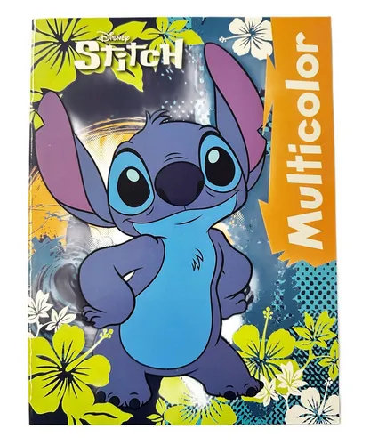 Disney Malblock Lilo&Stitch Malbuch mit Angel, Stitch, Schrulle und seine Freunde, mit Angel, Stitch, Schrulle und seine Freunde