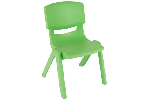 BIECO Kinderstuhl - Stapelbar & Kippsicher bis 80 kg - Klassischer, komfortabler Kinderstuhl aus wetterfestem Kunststoff, ideal für drinnen und draußen. Ergonomisches Design, abgerundete Kanten und hohe Stabilität bis 80 kg bieten sicheren Sitzkomfort.