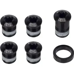 FSA Kettenblattschraubenset Road ABS SET ML023+Spacer+MW426, für Gossamer ABS... - Schwarz