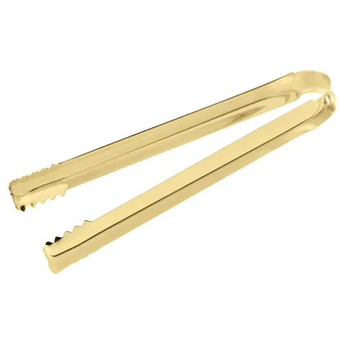 Sambonet Paderno Bar Utensils - Edelstahl / PVD Gold Eiszange 16 cm Bar Utensils 41518G12