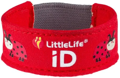 LittleLife Safety iD Armband für Kinder, Marienkäfer