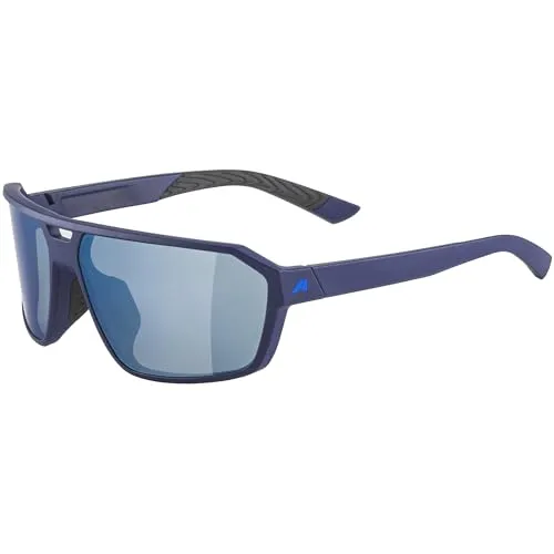 ALPINA Swift - Stylische Sport-Sonnenbrille für Erwachsene - Sportbrillen mit 100% UV-Schutz, ideal für Freizeit und Training. Gummierte Nasenflügel und Bügelenden bieten optimalen Halt und Komfort.