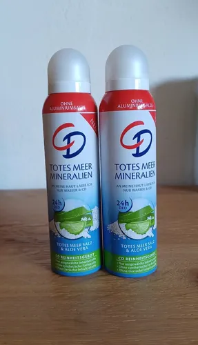CD Deodorant Spray TOTES MEER MINERALIEN + Aloe Vera ohne Aluminiumsalze, 2St