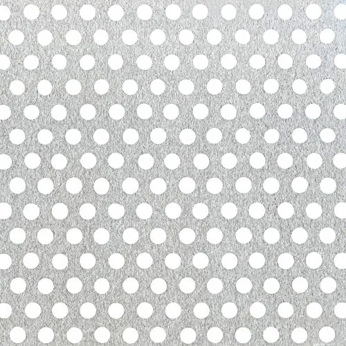 Alberts 496920 Lochblech | Runde Lochung aus Aluminium - Nagel- & Brecheisen, hochwertiges Lochblech in Spitzenqualität mit runder Lochung – ideal für kreative DIY-Projekte und Konstruktionen.
