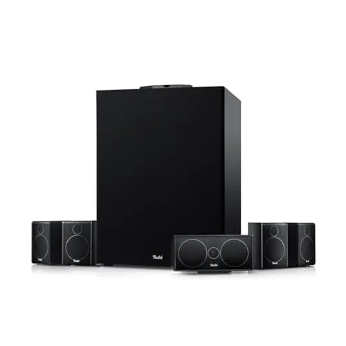 Teufel CONSONO 25 Concept Power Edition - 5.1 Soundsystem - Heimkinosystem mit integriertem AV-Receiver, bietet echten Surround-Sound und extrem tiefen Kickbass bis 22 Hz für ein unvergleichliches Klangerlebnis.