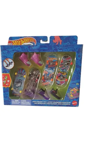 Hot Wheels Skate Fingerboard + Schuh 4er Pack Sortiment NEU & OVP