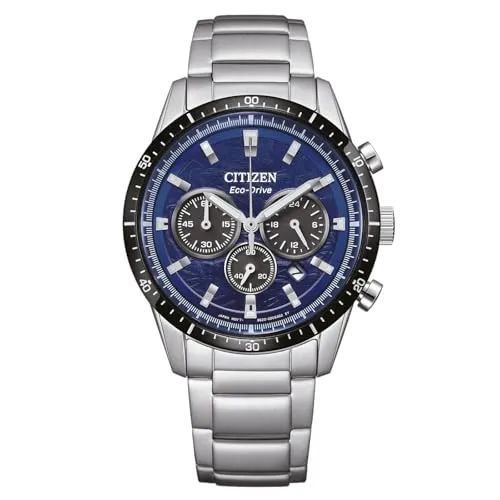 Citizen Chronograph CA4624-56L - Solar Herrenuhr mit Edelstahlarmband - Chronograph mit Eco-Drive Solar-Antrieb, wasserdicht bis 10 bar und Stoppfunktion. Perfekt für stilbewusste Herren, die Funktionalität und Eleganz schätzen.