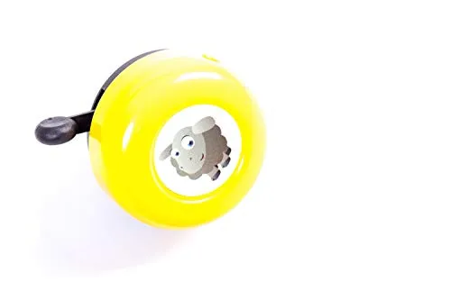 Fahrrad Kinder Klingel Glocke Laut Hell Bike Bell Schaf Gelb