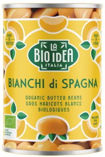  la BIO IDEA Riesenbohnen 400g in der Dose, BIO Bohnen 9,75 EUR/kg