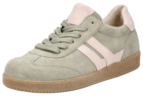 GABOR Sneaker low Rauleder Damen Gr. 43 in Grün in grün von Gabor