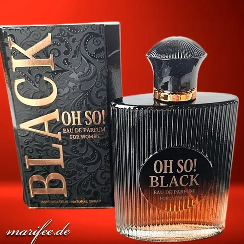 Eau de Parfum, Oh So Black for Woman, 100 ml, Omerta, Jasmin,  Art.-Nr. 43129
