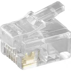 Stk. Goobay RJ12 Stecker Flachkabel 50251 10