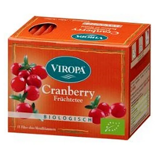 Cranberry Früchtetee 15 Filterbeutel - Viropa