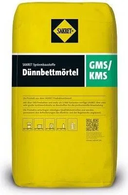 SAKRET Dünnbettmörtel GMS/KMS weiss 25 kg von SAKRET